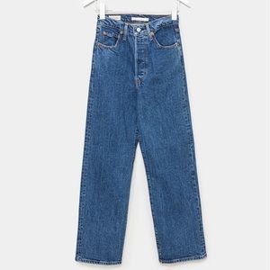 Levi’s Premium Ribcage Straight Ankle in Georgie